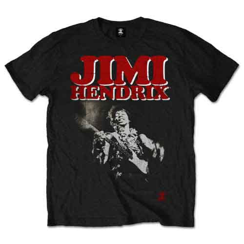 Jimi Hendrix - Camiseta con el logotipo en bloque