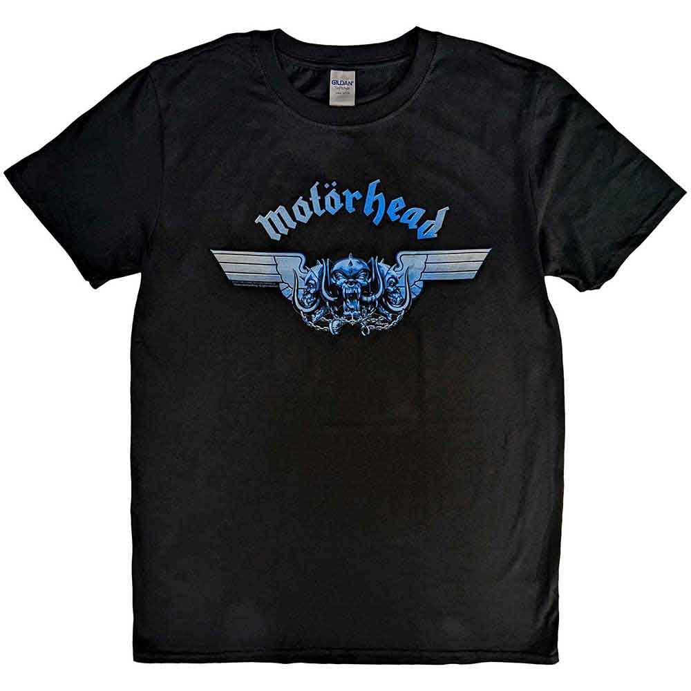 Camiseta de la banda de rock estadounidense Motörhead Tri-Skull