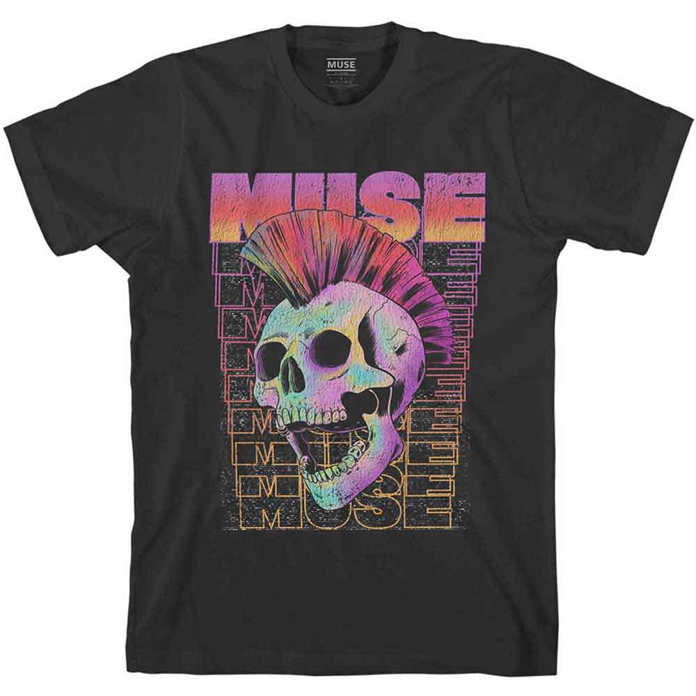Camiseta con calavera de Mowhawk de Muse