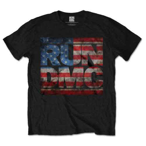 Run Dmc - Camiseta con el logotipo de Americana