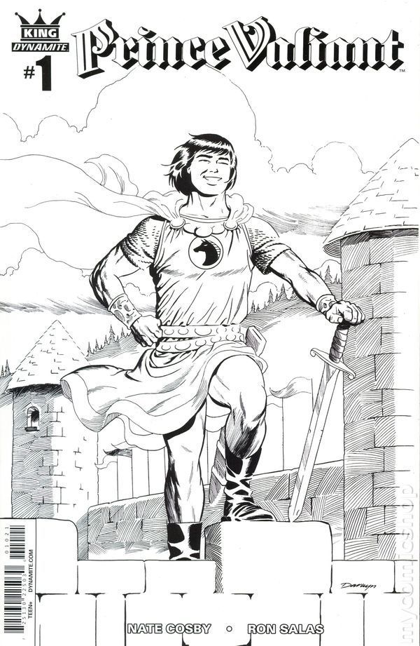 Prince Valiant 1 Dynamite Cover B 2015