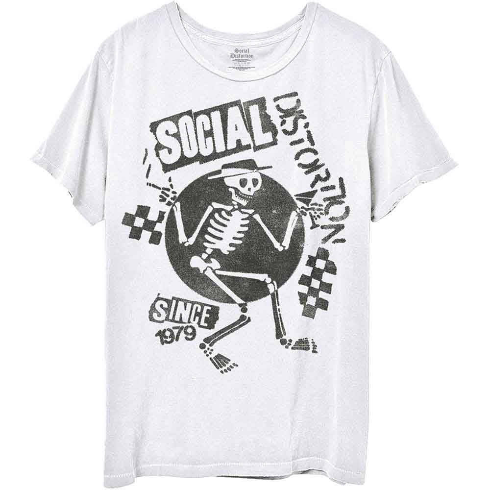 Social Distortion - Camiseta de cuadros de Speakeasy