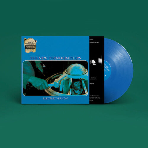 The New Pornographers Electric Version (Clear Vinyl, Blue) Vinyl - Paladin Vinyl