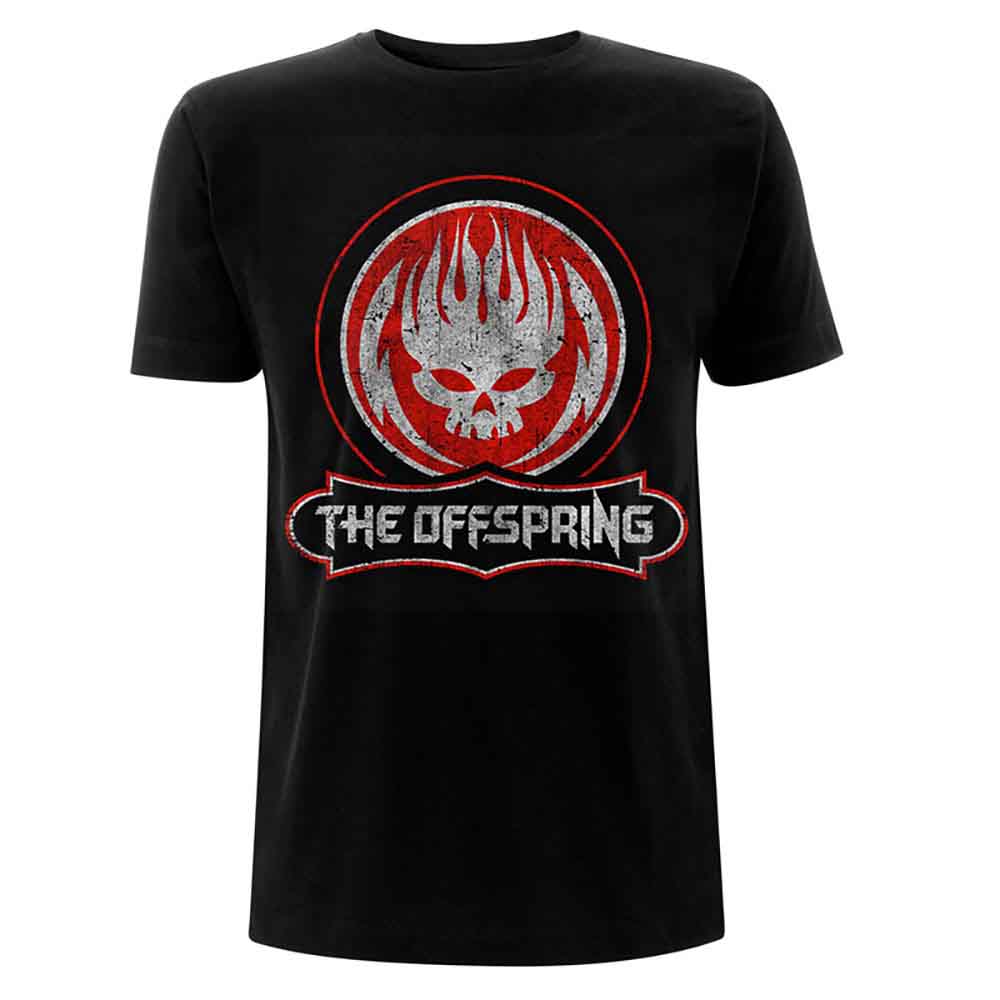 The Offspring - Camiseta con calavera angustiada