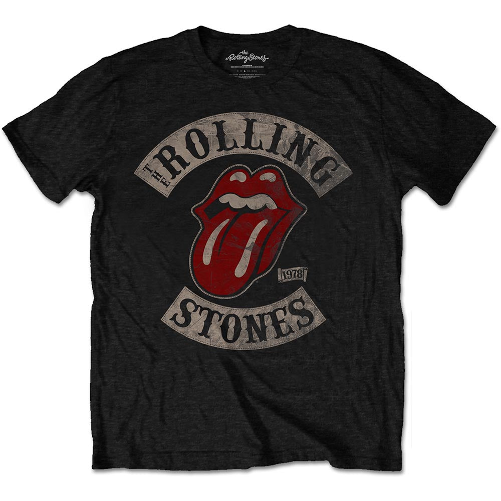 Camiseta de la gira de los Rolling Stones de 1978