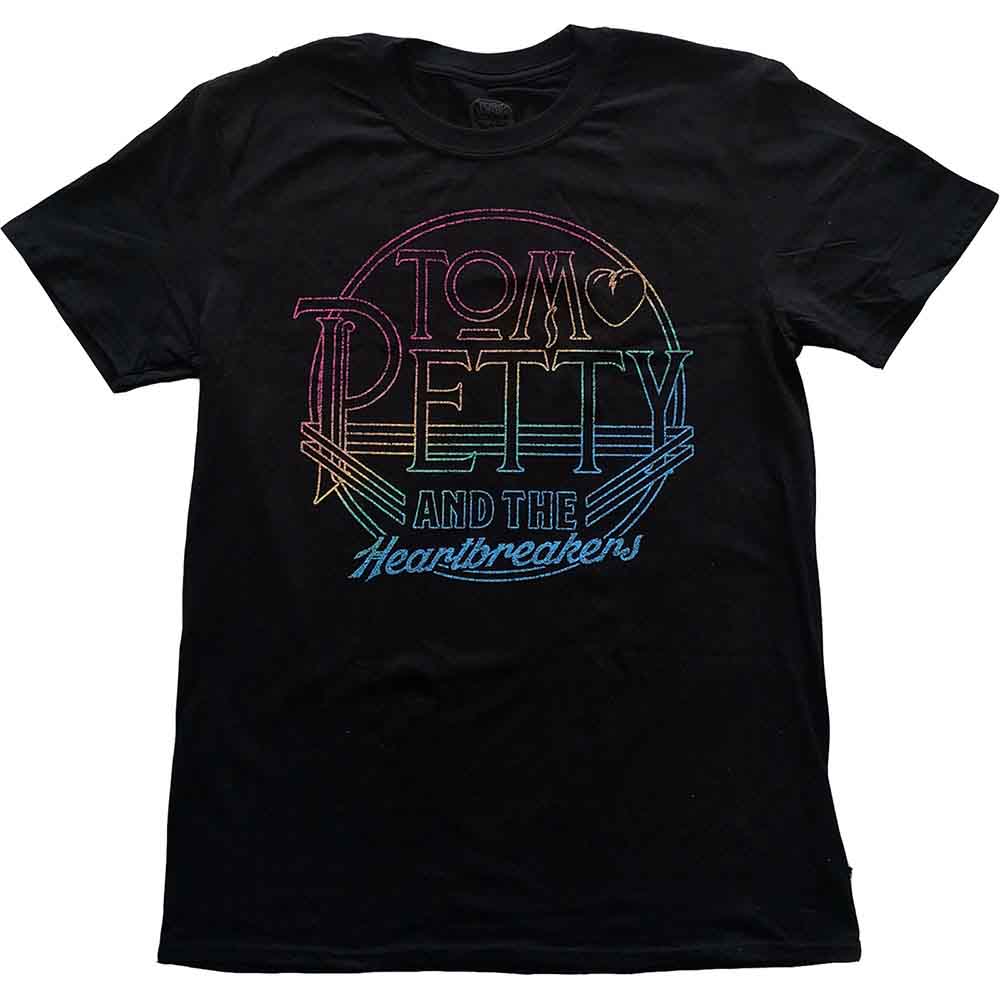 Tom Petty & The Heartbreakers - Camiseta con el logotipo circular