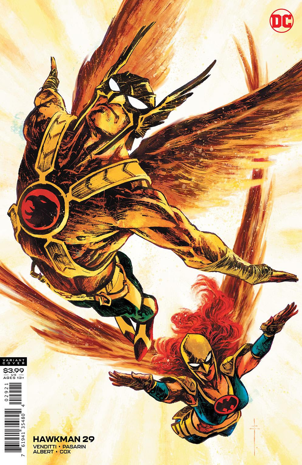 Hawkman #29 B Sebastian Fiumara Variant (11/10/2020) DC