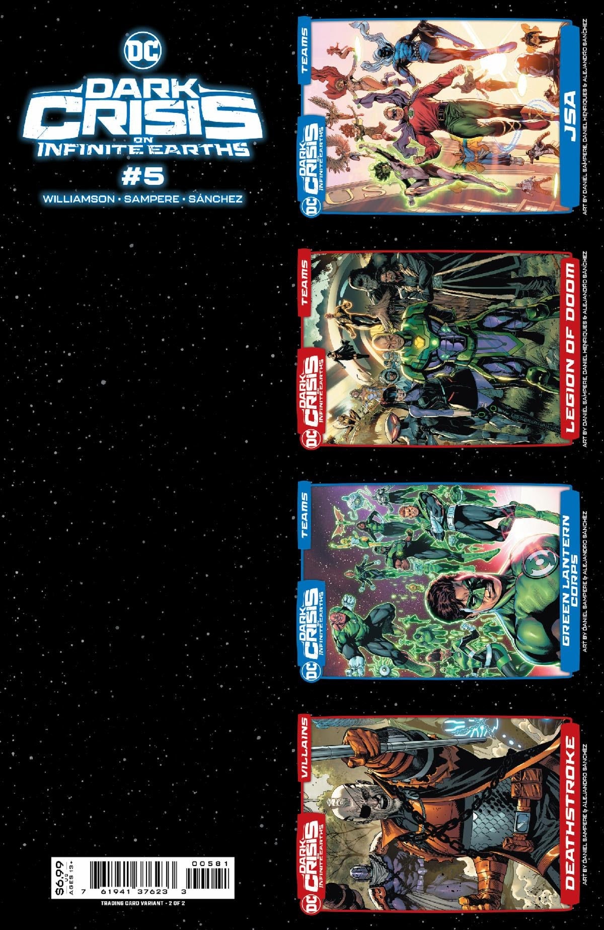 Dark Crisis On Infinite Earths #5 (Of 7) H Trading Card 2 Variant (10/04/2022) Dc