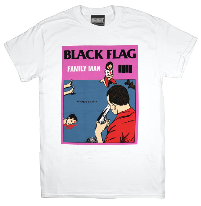 Camiseta de Black Flag - Hombre de familia