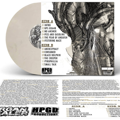 ORGAN DEALER - Visceral Infection LP (White w/ Black Marble) LTD To 77