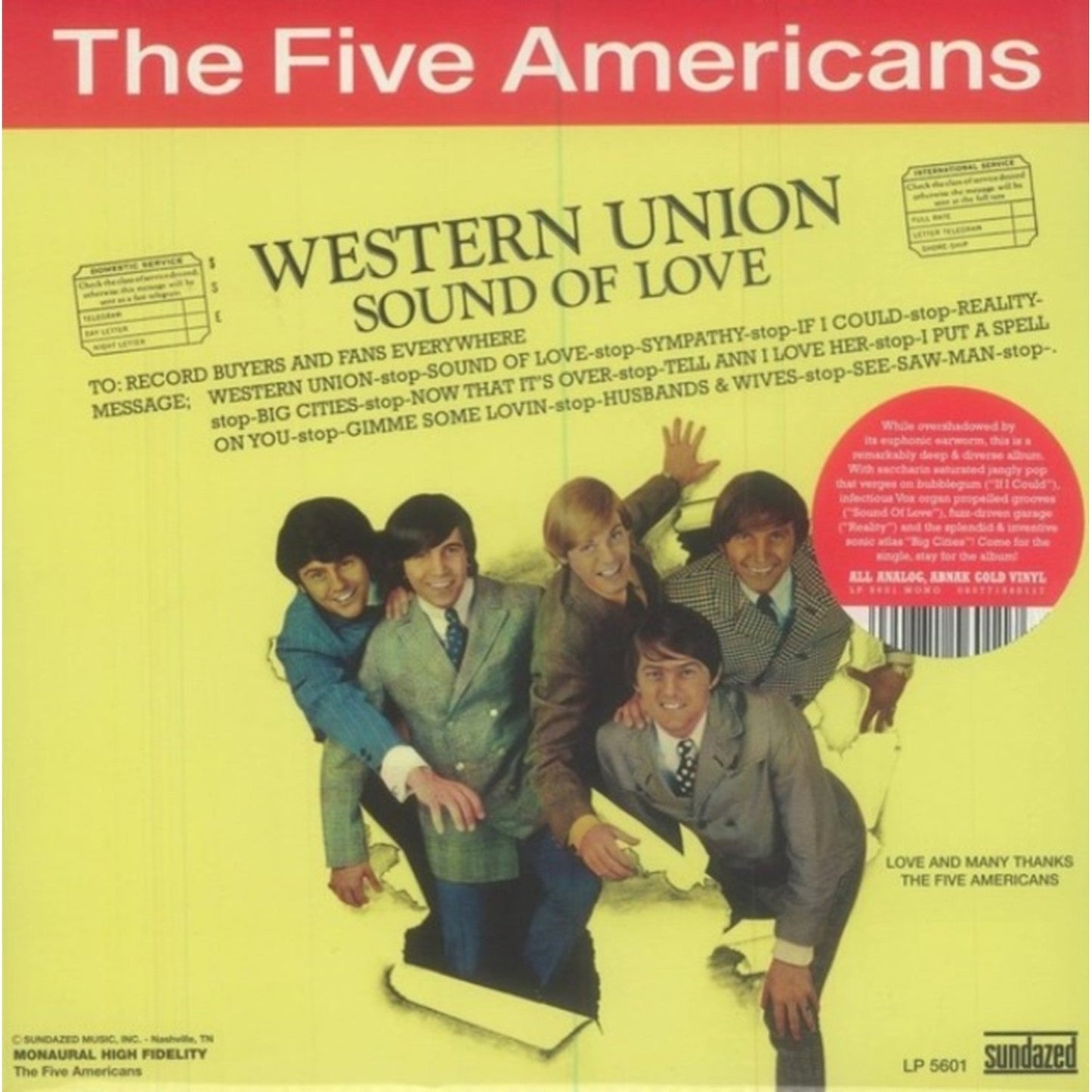 Western Union (Gold LP Vinyl)