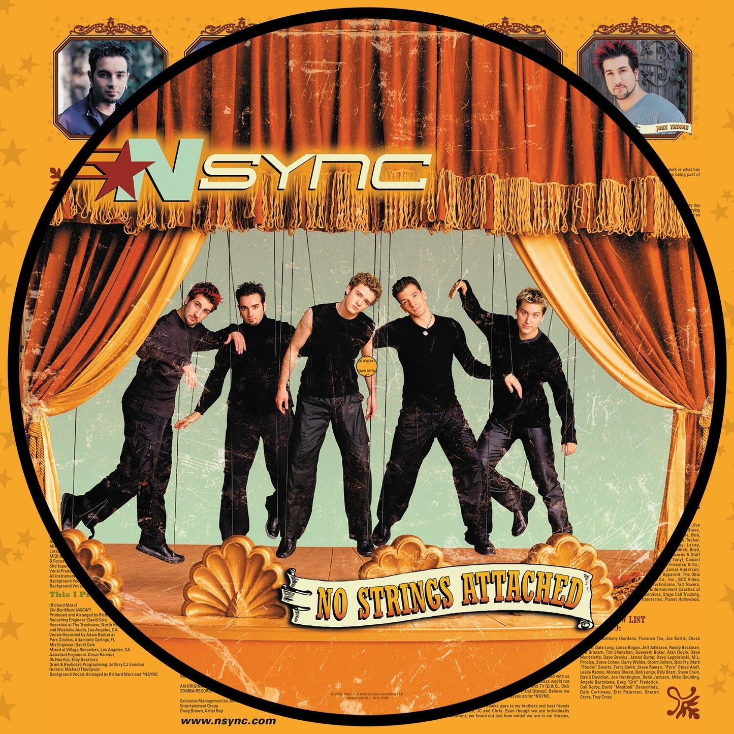No Strings Attached (140G/Picture Disc/20Th Anniversary Edition)