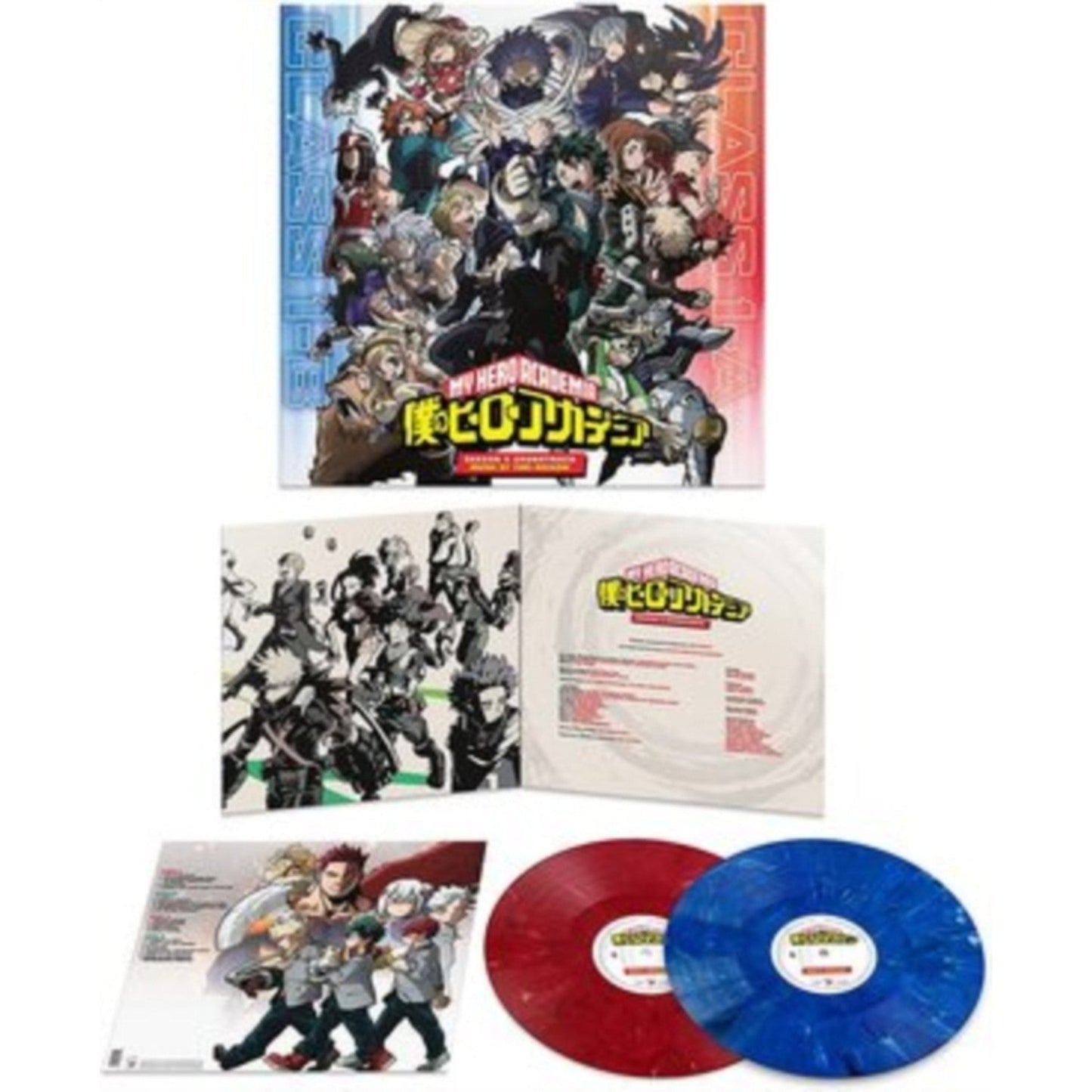My Hero Academia: Season 5 Ost (2LP/1-Opaque Blue Marble/2-Opaque Red Mable Vinyl)