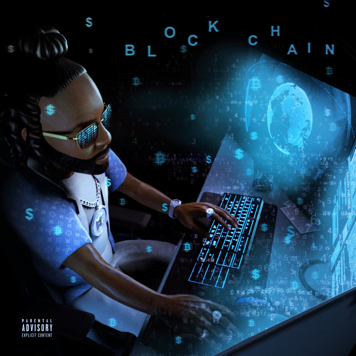 Blockchain (Blue Seaglass Wave LP Vinyl)