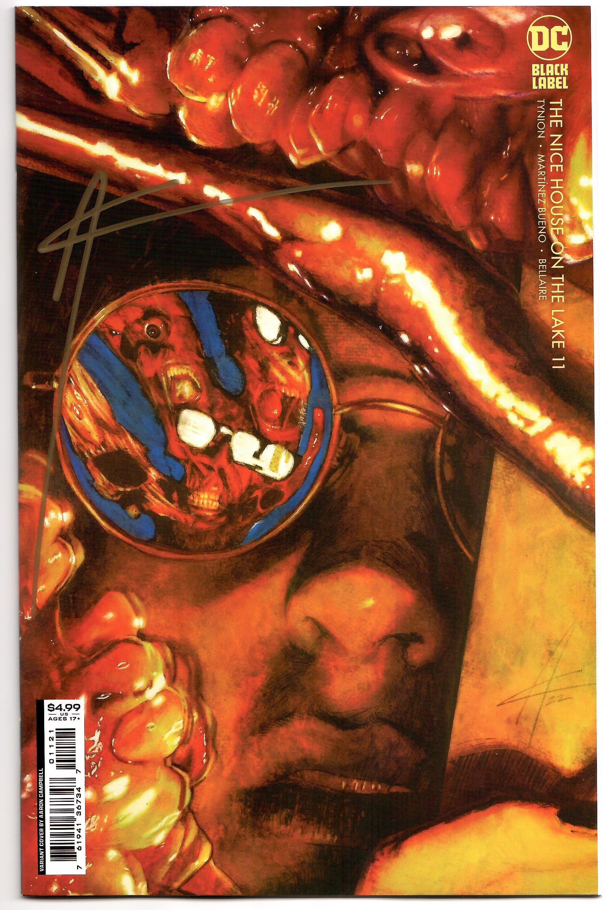 Nice House On The Lake #11 (Of 12) B Aaron Campbell SIGNED Variant (Mr) (11/08/2022) Dc