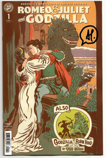 Godzillas Monsterpiece Theatre Presents Romeo & Juliet & Godzilla A Scioli SIGNED Adam Tierney (04/08/2026) Idw