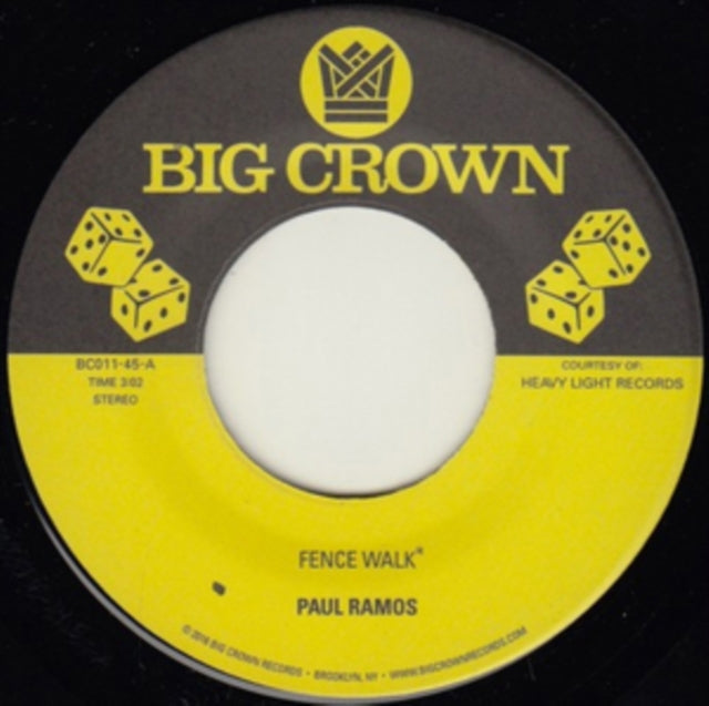 Ulysses Paul/Crockett Ramos - Fence Walk/Funky Resurgence - 7 Inch Vinyl