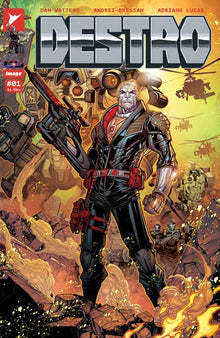 Destro #1 (Of 5) F 1:100 Jonboy Meyers Foil Variant GI Joe (06/19/2024) Image
