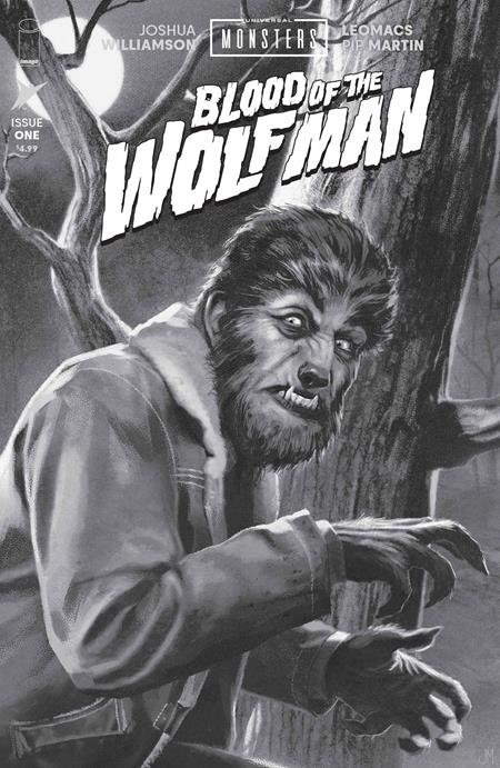Universal Monsters Blood Of The Wolf Man #1 (Of 4) D 1:25 Joshua Middleton Classic Horror B& (06/24/2026) Image