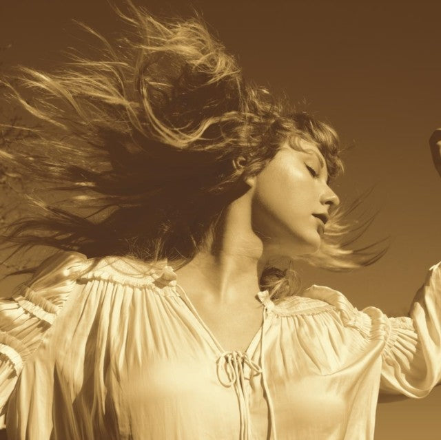 Taylor Swift - Evermore (Translucent Green Vinyl/2LP) & Fearless (Taylor's Version) (Gold Vinyl/3LP) & Lover