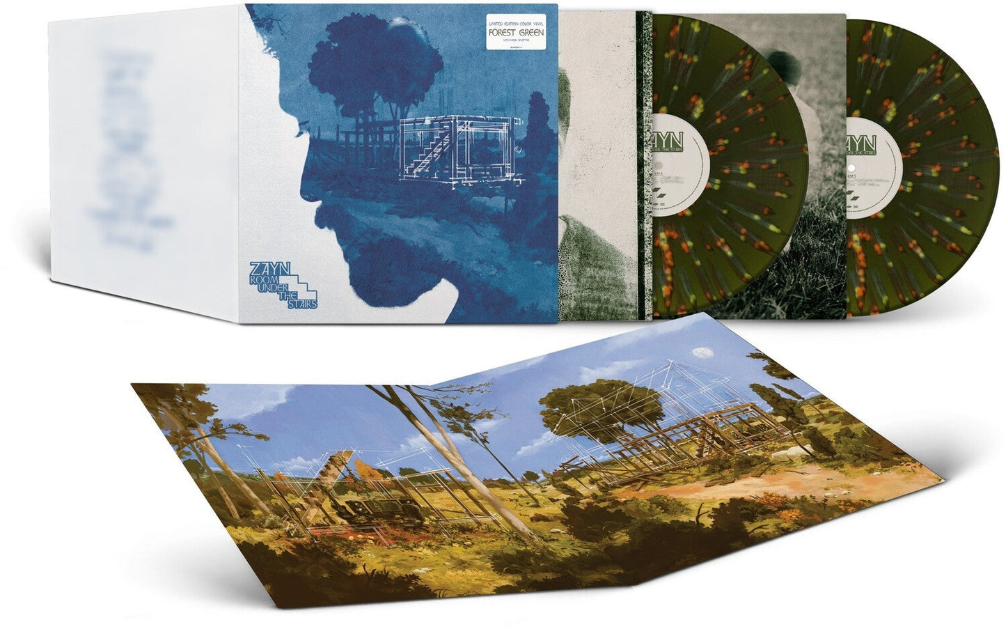 Room Under The Stairs (X) (Forest Green/Neon Splatter Vinyl/2LP)