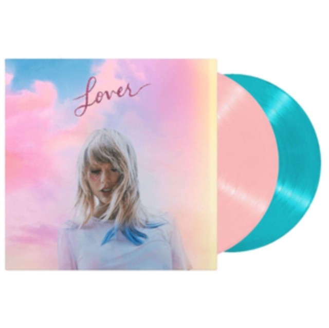 Taylor Swift - Evermore (Translucent Green Vinyl/2LP) & Fearless (Taylor's Version) (Gold Vinyl/3LP) & Lover