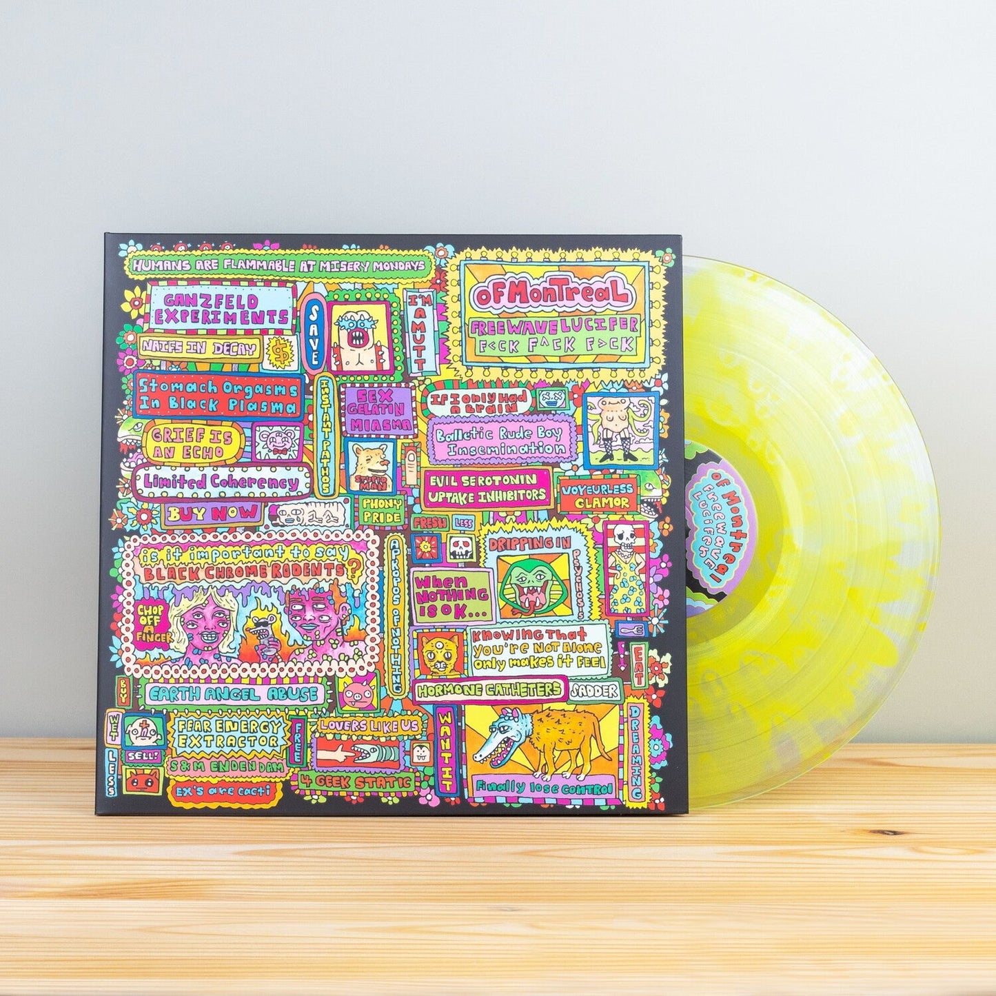 Freewave Lucifer F-Ck F-Ck F-Ck (Yellow/Clear LP Vinyl)