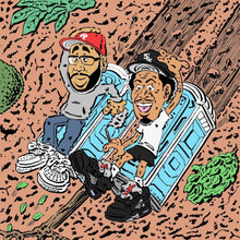 Vic  & Small Professor Spencer - Mudslide (Brown W/White Color-In-Color LP Vinyl)
