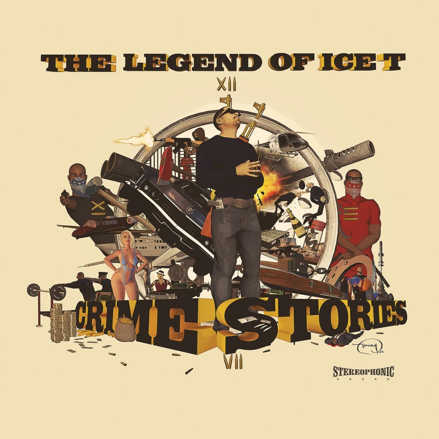 Legend Of Ice T: Crime Stories (3LP/Clear W/ Red Splatter Vinyl)
