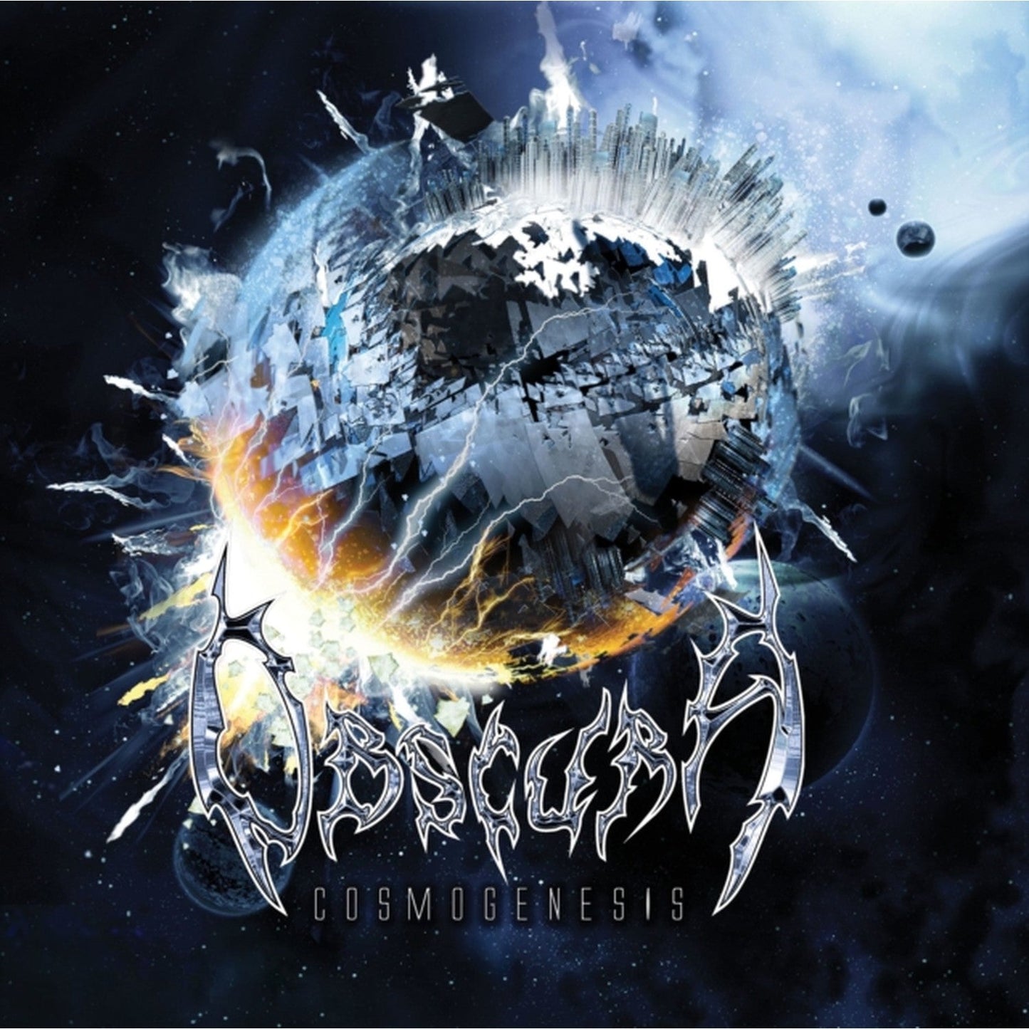 Cosmogenesis (Orange, Silver & Royal Blue Merge W/ Orange Krush, Silver & Royal Blue Splatter LP Vinyl)