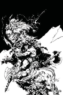 Conan The Barbarian #25 I 1:5 Roberto De La Torre B&W Variant (10/08/2025) Titan