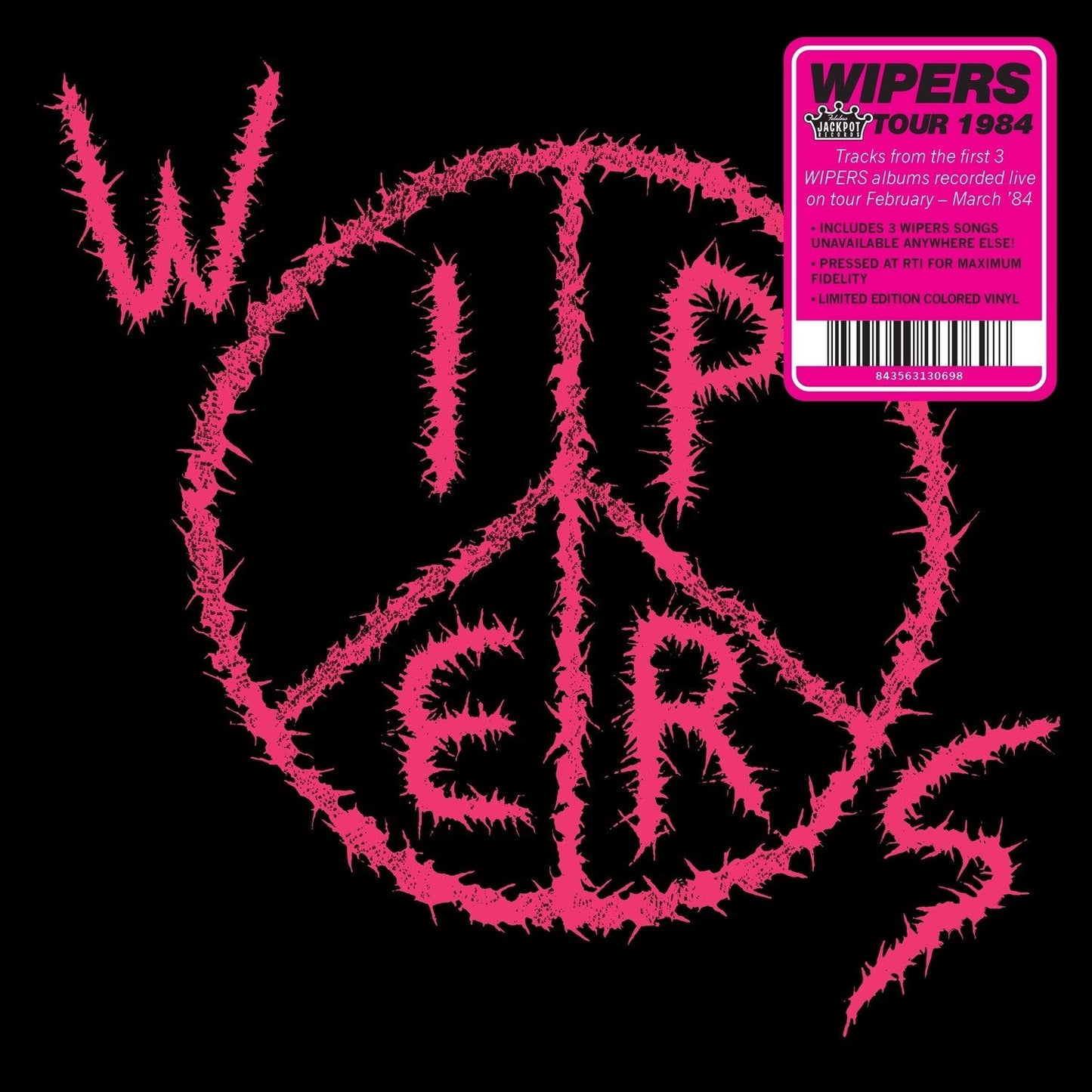 Wipers (Aka Wipers Tour 84) (Pink LP Vinyl)