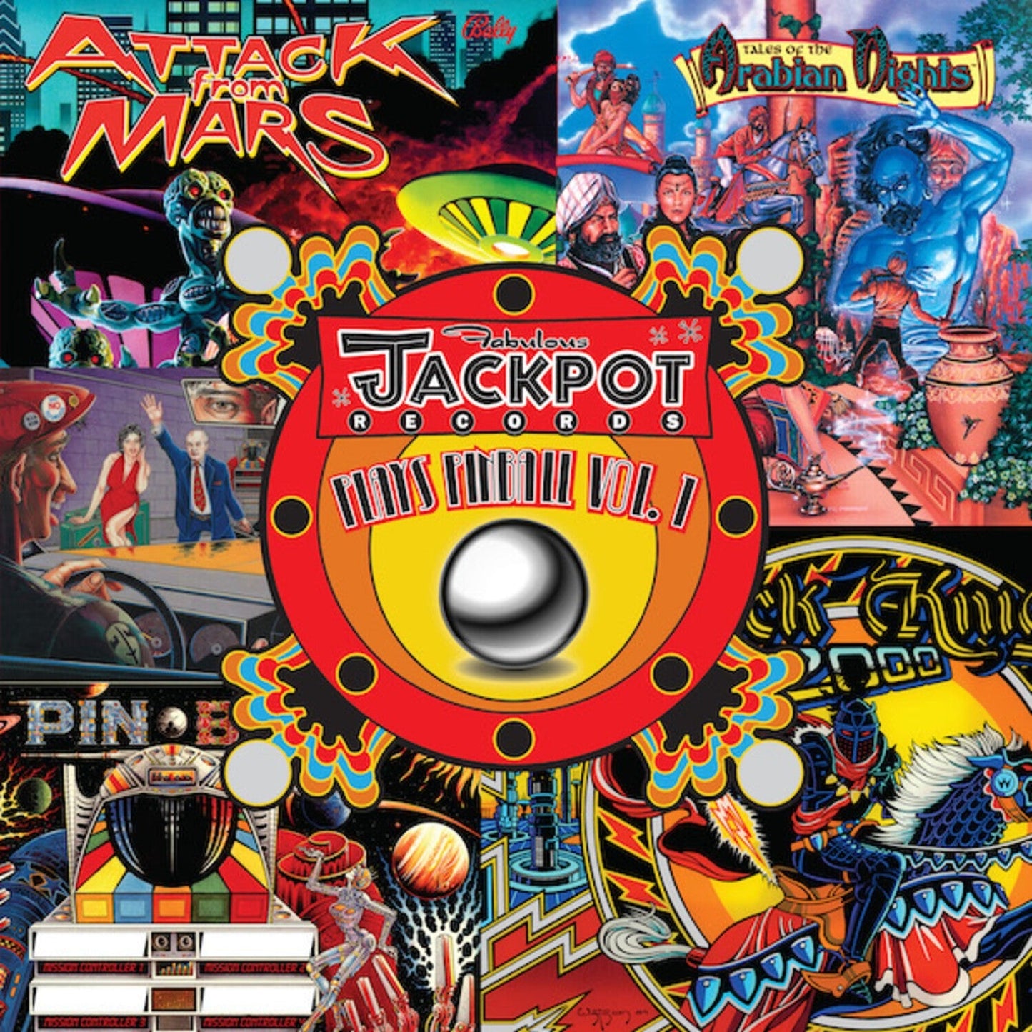 Jackpot Plays Pinball Vol. 1 (Red LP Vinyl)