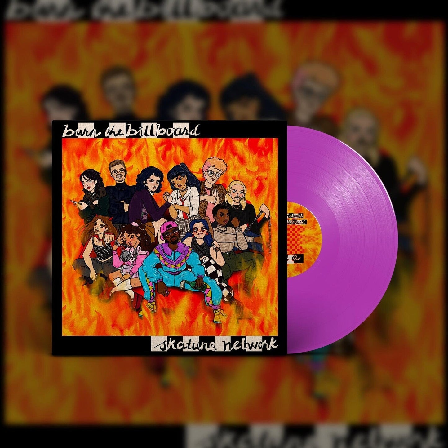 Burn The Billboard (Purple LP Vinyl)