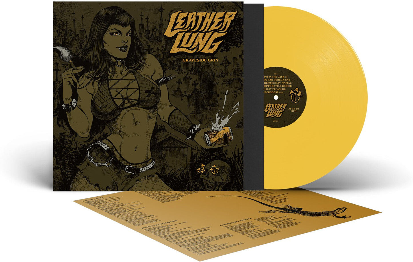 Graveside Grin (Solid Yellow LP Vinyl)