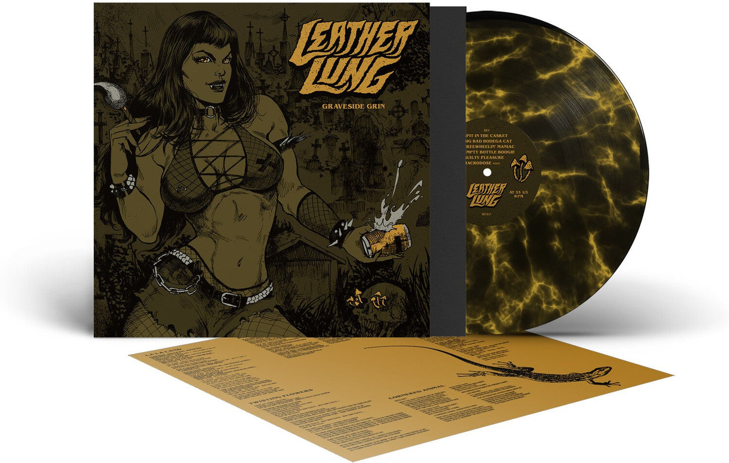 Graveside Grin (Black & Yellow Marble LP Vinyl)