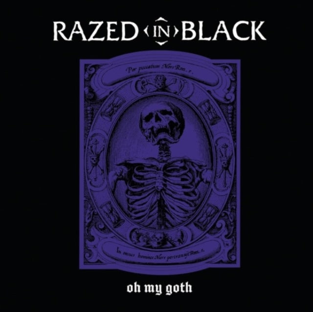 Razed In Black - Oh My Goth (Purple Black Splatter LP Vinyl)