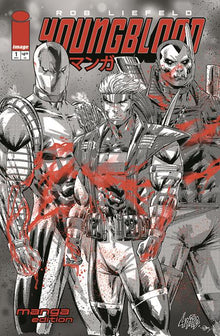 Youngblood #1 (2025) M Rob Liefeld Manga B&W Variant (11/12/2025) Image