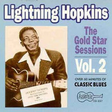the album cover for Lightnin' Hopkins - Gold Star Sessions 2