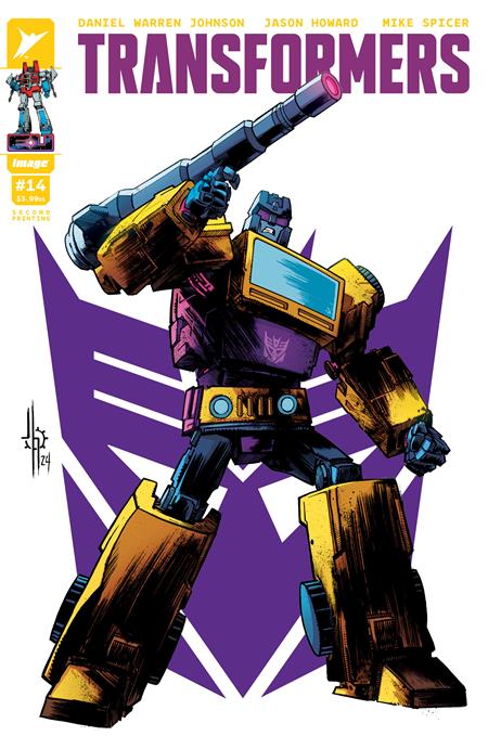 Transformers #14 2nd Print B Jason Howard Autobot Variant (03/12/2025) Image