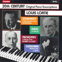 LOUIS LORTIE - 20th Century Original Transcriptions Music CD