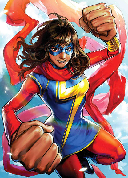 MAGNIFICENT MS MARVEL #3 B SUJIN JO BATTLE LINES Variant (05/29/2019) MARVEL