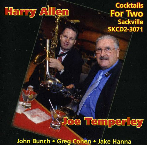 the album cover for Temperley/Allen - Cocktails for Two