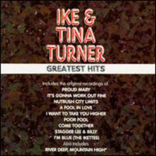 the album cover for Ike Turner & Tina - Greatest Hits