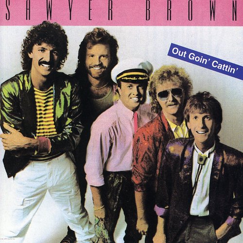 the album cover for Sawyer Brown - Out Goin Cattin