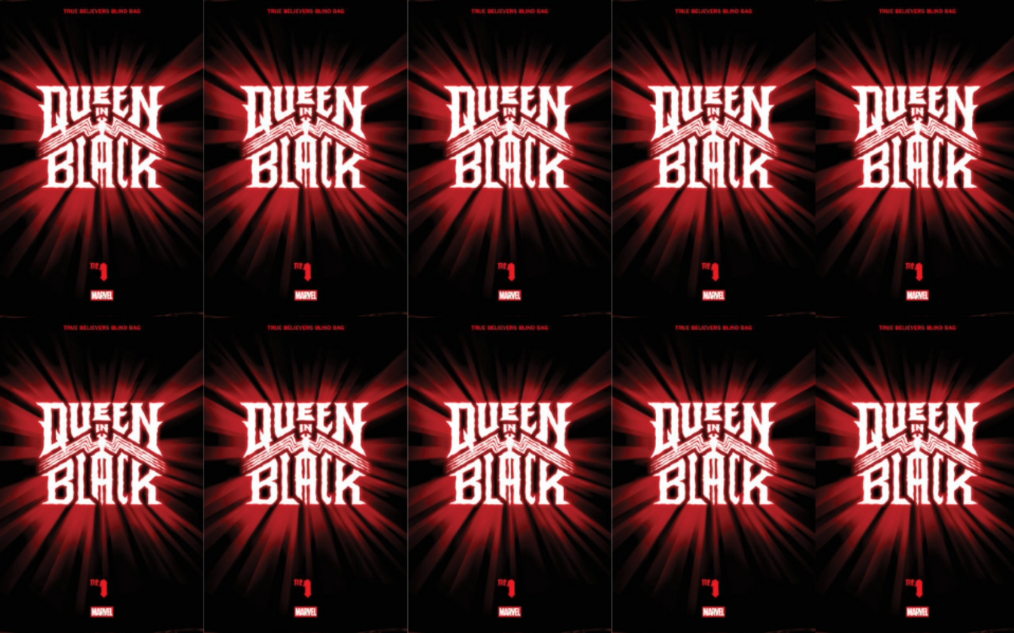 Queen In Black #1 I True Believers Blind Bag (07/29/2026) Marvel 10 PACK