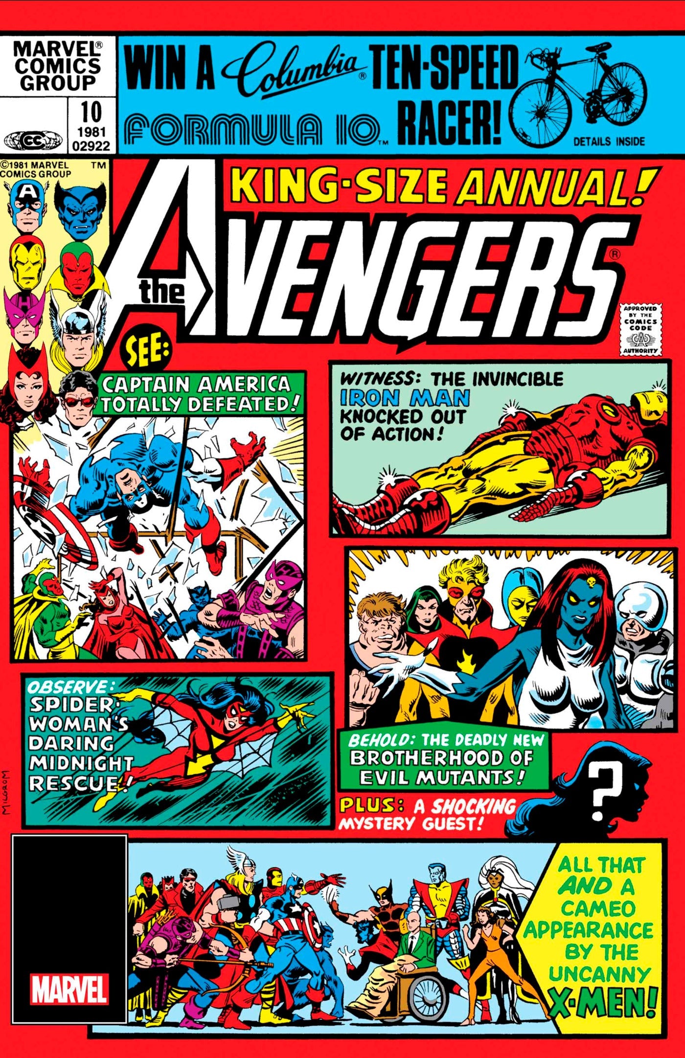 Avengers Annual #10 A Facsimile Ed (05/29/2024) Marvel