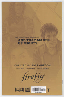 Firefly #1 1:25 BOOM 2018 B&W Joe Quinones Variant