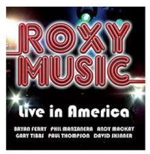 the album cover for Roxy Music - Alive in America
