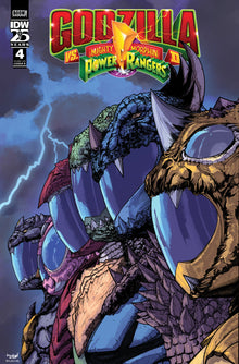 Godzilla Vs. The Mighty Morphin Power Rangers Ii #4 B Sanchez Variant (07/24/2024) Idw
